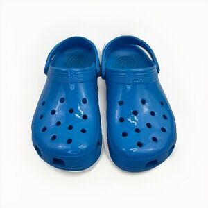 Crocs Classic Clogs Women's Size 10 Men's Sz 8 Highlighter Neon Blue